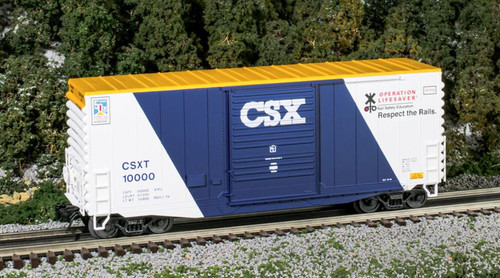 Atlas Trainman 40' Hy-Cube Boxcar CSX Operation Lifesaver #10000