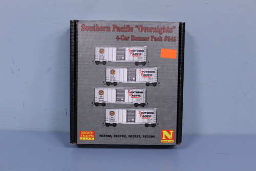 Micro-Trains Southern Pacific "Overnights" 4-Car Runner Pack #242