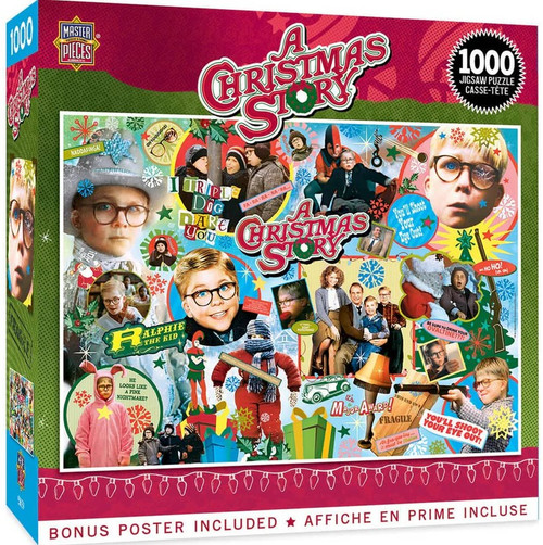 Master Pieces A Christmas Story - Ralphie the Kid 1000 Piece Jigsaw Puzzle