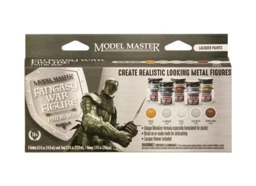 Testors Model Master Theme Paint Set (6) Fantasy War Figure Colors