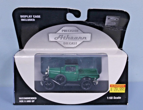 Athearn Precision Diecast Ford C Model A Green Pickup 1:50 Scale, O Scale