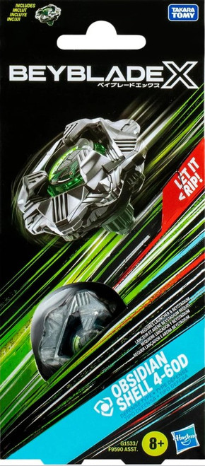 Hasbro Beyblade X -- Obsidian Shell 4-60D