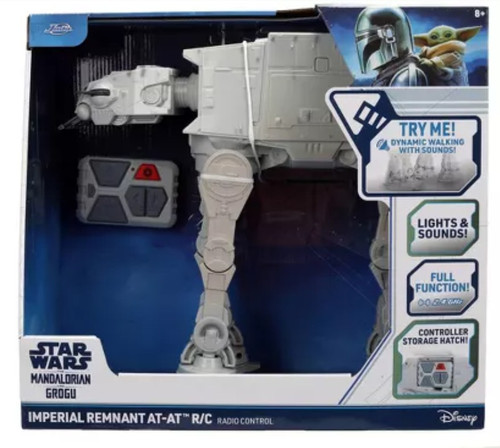 Star Wars R/C AT-AT Walker by Jada Toys Pop Culture R/C Action Vehicle with Lights, Sounds, and Moving Legs 13" Toy for Kids and Collectors