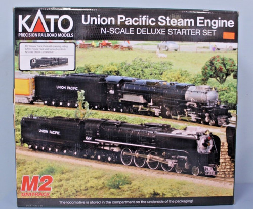 Kato Union Pacific FEF 844 Deluxe Starter Set w/ M2 Oval Track N-Scale