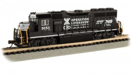 BACHMANN EMD GP40 - Norfolk Southern Operation Lifesaver #3053