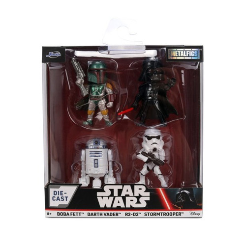 Jada Star Wars Wave 1 MetalFigs 2 1/2-Inch Die-Cast Metal Mini-Figure 4-Pack