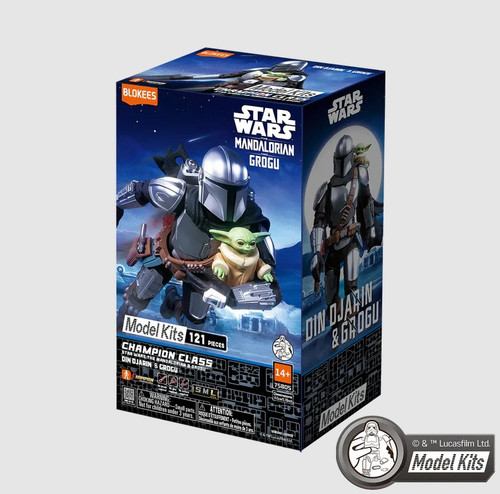 Blokees -- Star Wars: The Mandalorian & Grogu™ Champion Class 05 Din Djarin™ & Grogu™ Model Kits