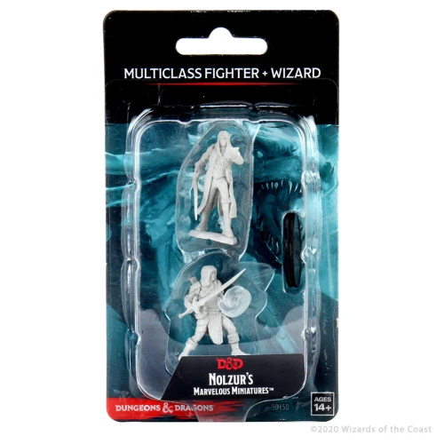 D&D Nolzur's Marvelous Miniatures: Multiclass Fighter + Wizard Male