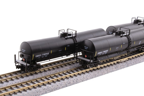 N Greenbrier Tank Car 8 Car Set, GBRX Set A