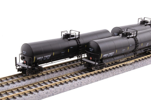 N Greenbrier Tank Car 8 Car Set, GBRX Set B