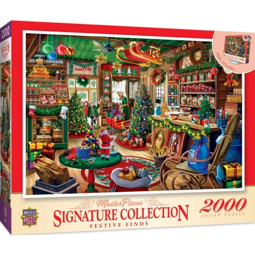 Master Pieces Signature Collection - Festive Finds 2000 Piece Jigsaw Puzzle