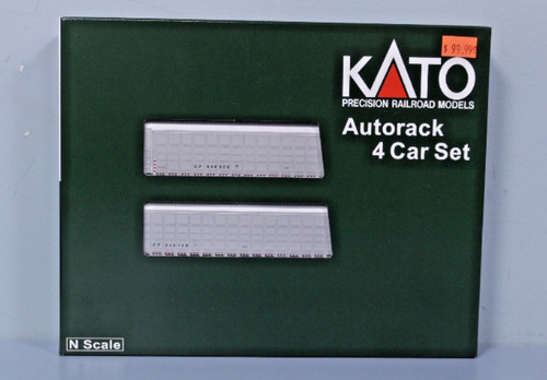 Kato  Aluminum Autorack Canadian Pacific 4-Car Set N-Scale