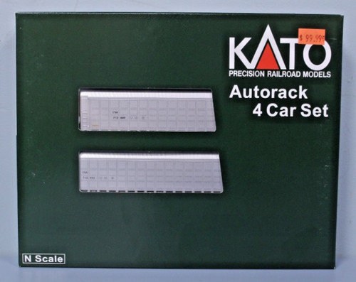 Kato Aluminum Autorack Canadian National 4-Car Set N-Scale