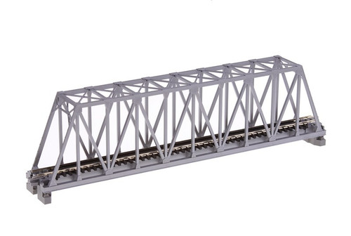 N-Gauge - 248mm (9 3/4") Single Track Truss Bridge, Silver