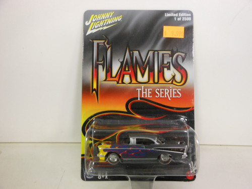 Johnny Lightning - Flames The Series - 1957 Chevy Bel Air - Gray