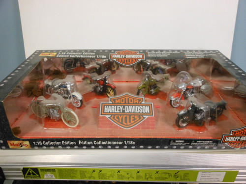 Maisto - Harley Davidson - Motorcycles Collector Edition - Collection 1 - 6-Pack (1:18 Scale)