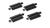 HO-Gauge - 3" Straight Track (4 Pack) (Black)