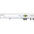 HO RTR 53' Wabash Plate Trailer, Athearn White