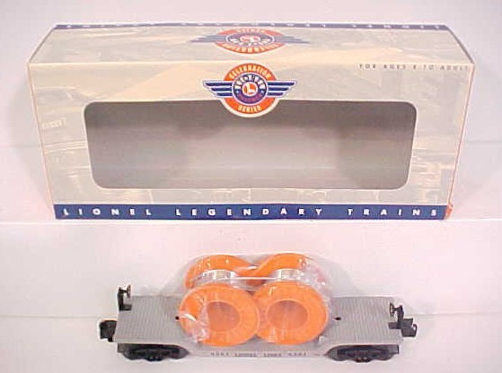 O-Gauge - Flat Car w/ Cable Reels #6561 (1)