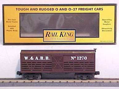 MTH Rail King Warr 19th Century Stock Car 30-7114 for sale online