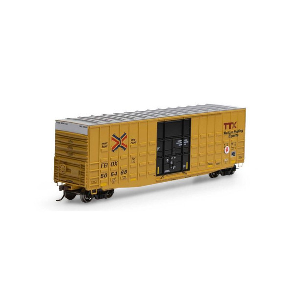 HO-Gauge - TTX 50' High Cube Waffle Side Boxcar #505468 | Nassau