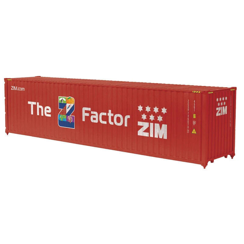 O-Gauge - Atlas - ZIM (Z Factor) 40' High-Cube Container #ZCSU