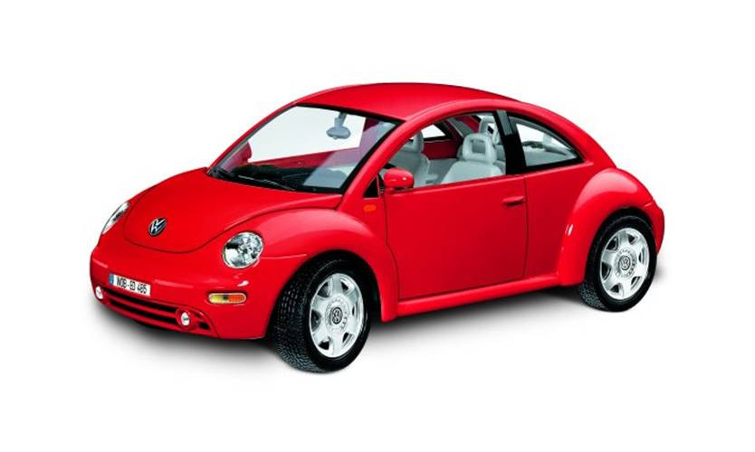 Volkswagen New Beetle burago 1/18 レッド Burago 1998 Volkswagen New Beetle (1:18 Scale) | Nassau Hobby Center