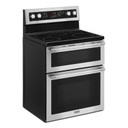Maytag® 30-Inch Wide Double Oven Electric Range With True Convection - 6.7 Cu. Ft. YMET8800FZ