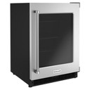 Kitchenaid® 24" Undercounter Refrigerator with Glass Door KURR214KSB