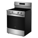 Whirlpool® 30-Inch Electric Range with Air Cooking Technology and No Preheat Air Fry YWFES7030SZ Whirlpool® 30-Inch Electric Range with Air Cooking Technology and No Preheat Air Fry YWFES7030SZ