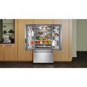 Kitchenaid® 31 cu. ft. French Door Refrigerator with Interior Water and Ice KRFF336SPS
