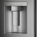 Kitchenaid® 29 cu. ft. French Door Refrigerator with Exterior Water and Ice and FreshChill™ Full-Width Refrigerated Drawer KRMF436SPS