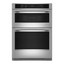 Kitchenaid® 30-inch Electric Combo Wall Oven with No Preheat Air Fry Mode - PrintShield™ Finish KOEC530SPS