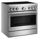KitchenAid® 36-Inch 6-Element Induction Freestanding Commercial-Style Range with Air Fry KFIS936SSS