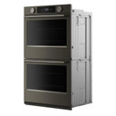 Kitchenaid® 30-inch Smart Electric Double Wall Oven with Intelligent Cooking Camera - Black Ore KOED930SBE