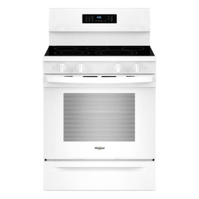 Whirlpool® 30-Inch Electric Range with Air Cooking Technology and No Preheat Air Fry YWFES7030SW Whirlpool® 30-Inch Electric Range with Air Cooking Technology and No Preheat Air Fry YWFES7030SW