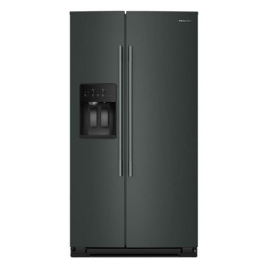 Kitchenaid® 20.8 Cu. Ft. Counter-Depth Side-by-Side Refrigerator with Exterior Ice and Water Dispenser in Junipe KRSC536RJP