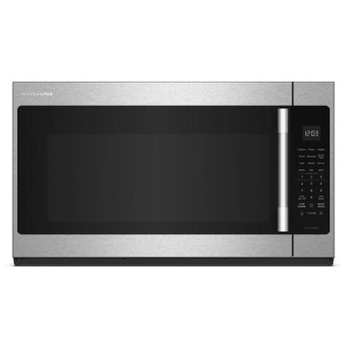 KitchenAid® 2.1 Cu. Ft. Over-the-Range Microwave Hood with a Handle YKMMS330SPS