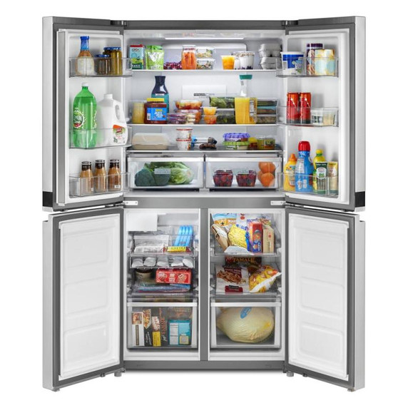 Whirlpool® 36-inch Wide Counter Depth 4 Door Refrigerator - 19.4 cu. ft. WRQA59CNKZ