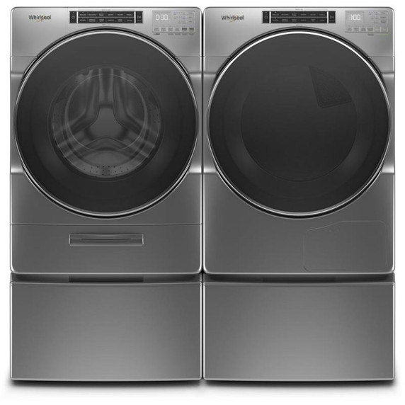 Whirlpool® 15.5" (39.4 cm) Pedestal for Front Load Washer and Dryer with Storage WFP2715HC Whirlpool® 15.5" (39.4 cm) Pedestal for Front Load Washer and Dryer with Storage WFP2715HC