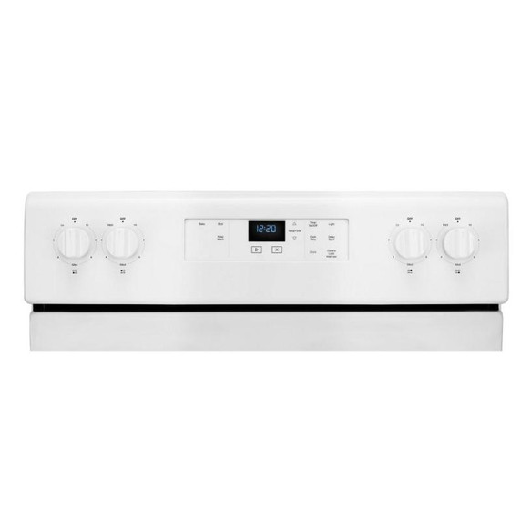 4.8 cu. ft. Whirlpool® electric range with Keep Warm setting YWFC150M0JW