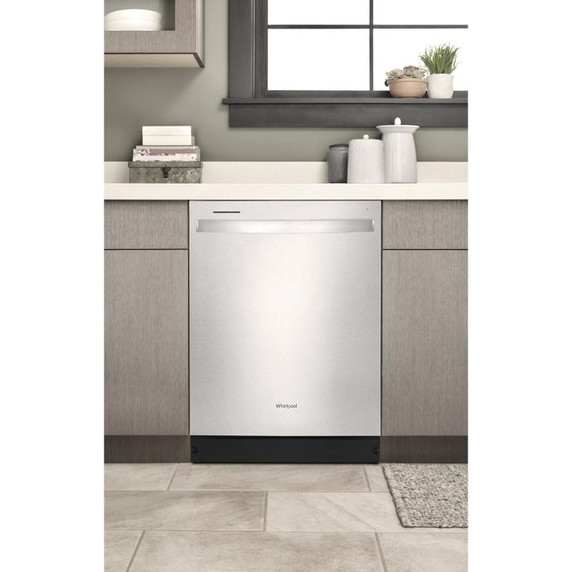 Whirlpool® Fingerprint Resistant Quiet Dishwasher with Boost Cycle WDT540HAMZ