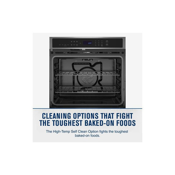 Maytag® 27-inch Single Wall Oven with Air Fry and Basket - 4.3 cu. ft. MOES6027LZ