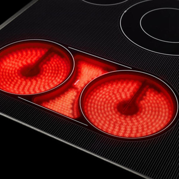 Maytag® 30-Inch Electric Cooktop with Reversible Grill and Griddle MEC8830HS