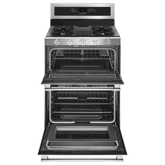 Maytag® 30-INCH WIDE DOUBLE OVEN GAS RANGE WITH TRUE CONVECTION - 6.0 CU. FT. MGT8800FZ