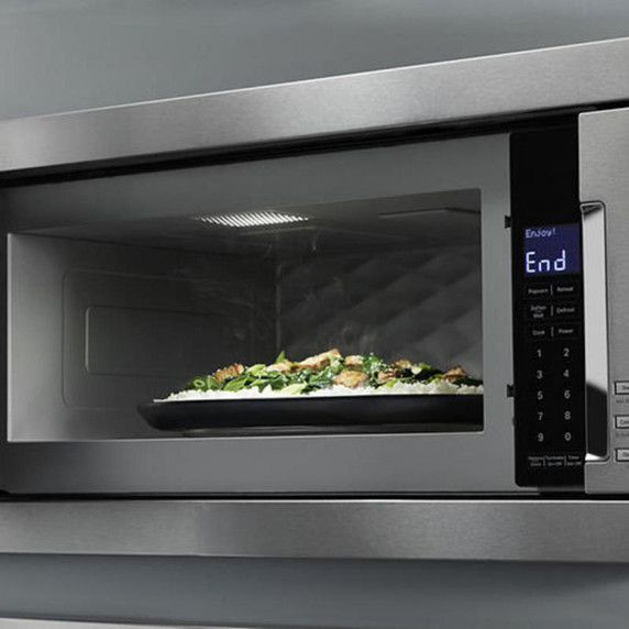 Kitchenaid® 900 Watt Built-In Low Profile Microwave with Slim Trim Kit YKMBT5011KS