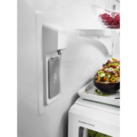 Kitchenaid® 22 cu.ft. 36-Inch Width Counter Depth French Door Refrigerator with Interior Dispense KRFC302ESS
