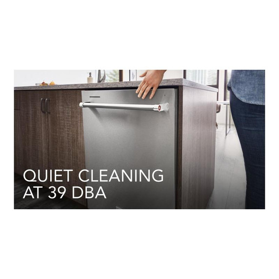 KitchenAid® 39 dBA Dishwasher in PrintShield™ Finish with Third Level Utensil Rack KDTE204KPS KitchenAid® 39 dBA Dishwasher in PrintShield™ Finish with Third Level Utensil Rack KDTE204KPS