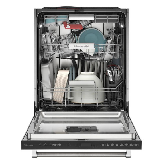 Kitchenaid® 39 dBA PrintShield™ Finish Flush-to-Cabinet Dishwasher with FreeFlex™ Fit Third Level Rack KDTF924PPS