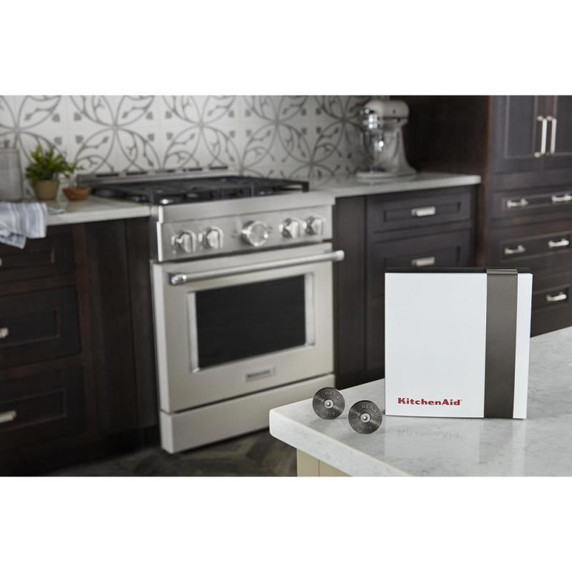 KitchenAid® Commercial-Style Range Handle Medallion Kit W11368841BO
